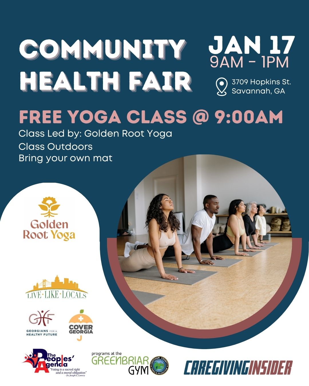 community health fair - yoga