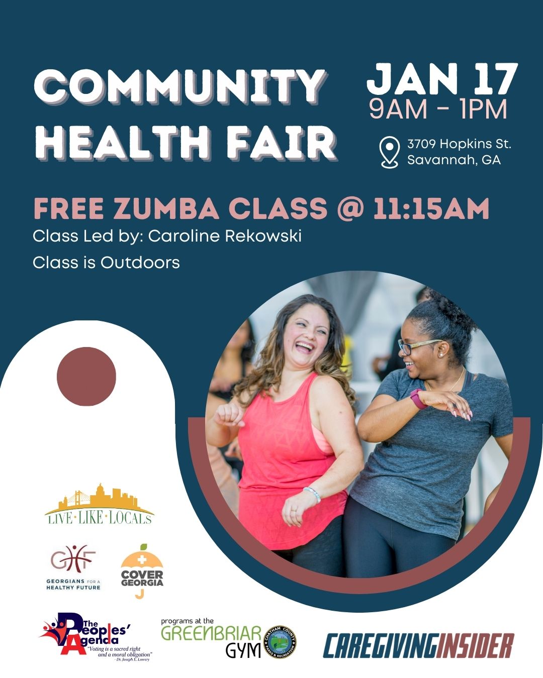 community health fair - fitness - zumba