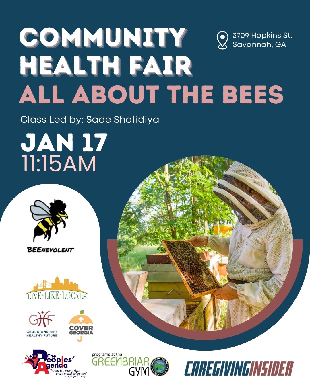 community health fair - bees