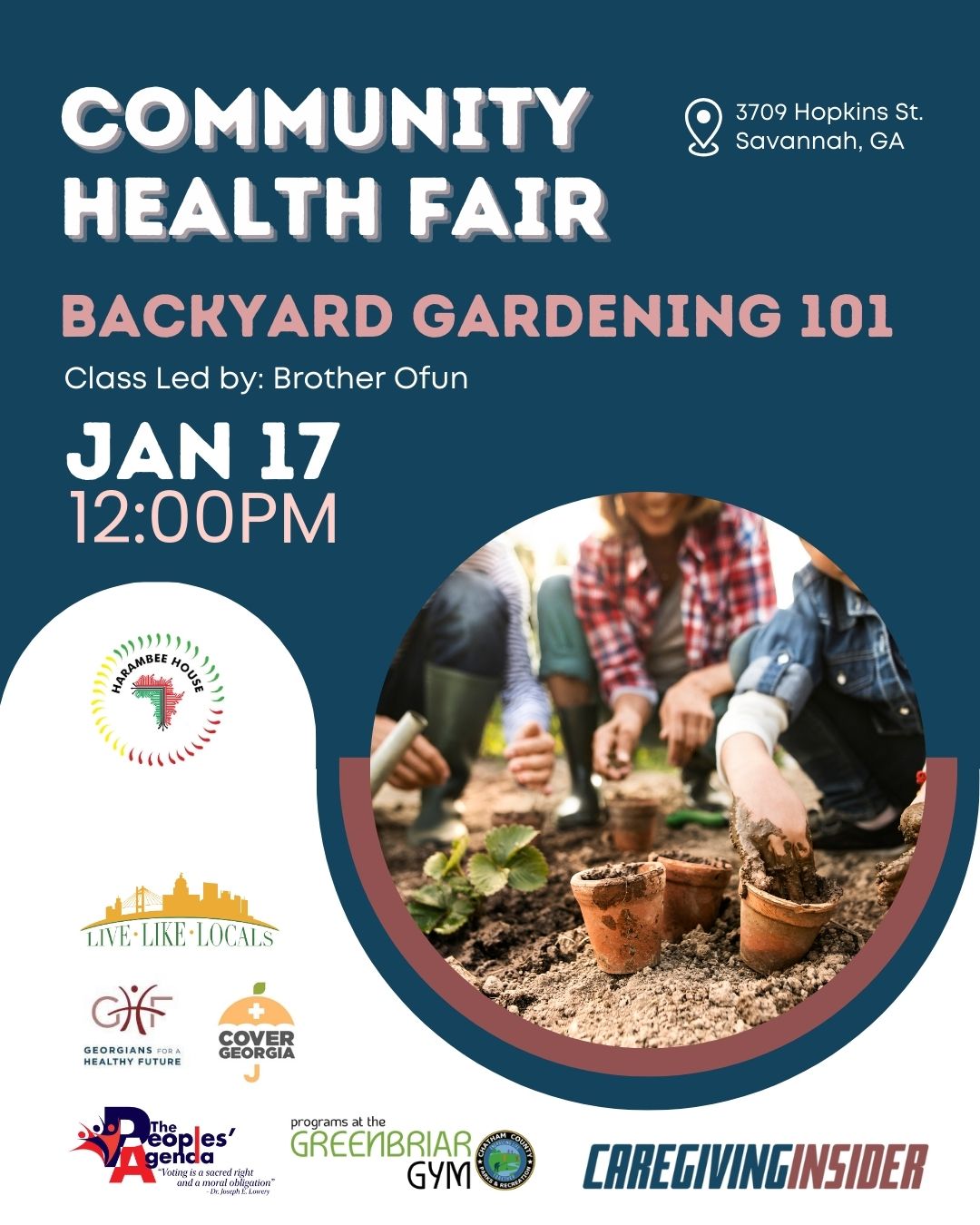 community health fair - backyard garden